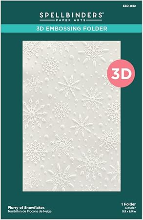 SPELLBINDERS PAPERCRAFTS, INC Spellbinders 3D Embossing Folder 5.5