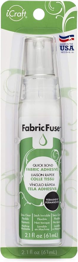 iCraft Fabric Fuse Liquid Adhesive 2.1 FL OZ, Clear 2