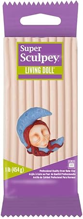 Sculpey Super Living Doll Clay, 1-Pound, Light