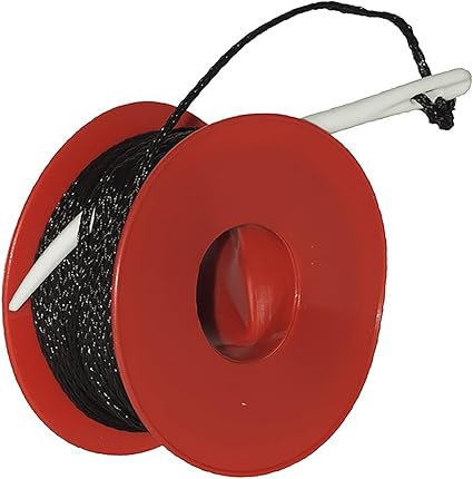 Coolaroo 301408, Lacing Needle Attachment and Placement, (1 Set, 80' Cord) Shade Fabric Accessories, Black