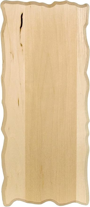 Walnut Hollow Basswood Small Rectangle Plaque, 6