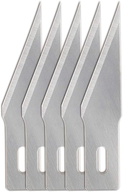 Fiskars 164100-1001 Heavy-Duty Number 2 Blades, 5 Pack, Silver