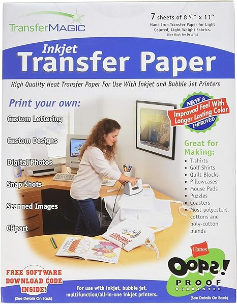 Transfer Magic Ink Jet Transfer Paper 8.5