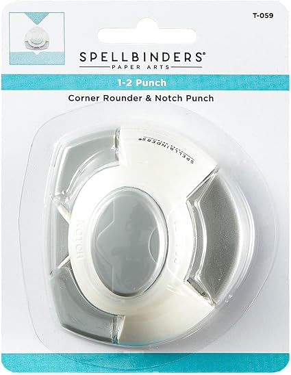 Spellbinders 1-2 Notch Corner Rounder Punch, White