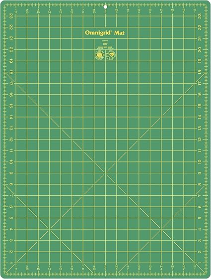 Omnigrid 24WG Gridded Mat, 18 x 24-Inch,green