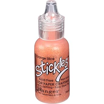 Ranger Stickles Glitter Glue .5oz, Orange Slice