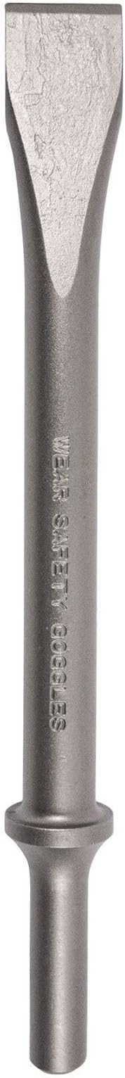 Chicago Pneumatic A046073 - Flat Chisel - 3/4 x 7 Inch (19 x 180 mm) Long, 0.401 Inch (10.2 mm) Round Shank