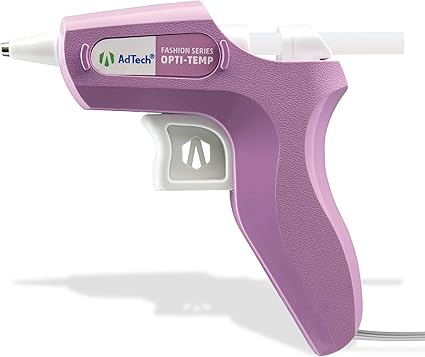 AdTech Premium Mini Hot Glue Gun - Lavender Craft Tool for Scrapbooking, Home Decor, DIY Crafts