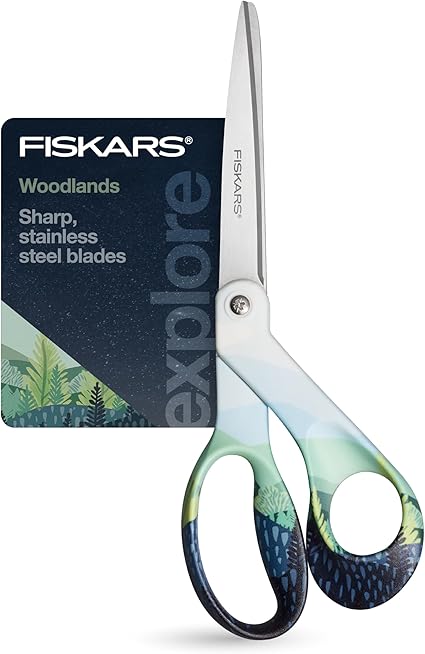 Fiskars® Explore Collection Scissors, Woodlands (8 in.)