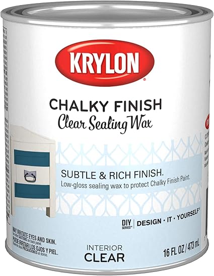 Krylon K04217000-13 Chalky Finish Half-Quart, 16 Fl Oz (Pack of 1), Clear