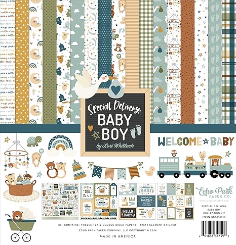 Special Delivery Baby Boy Collection Kit