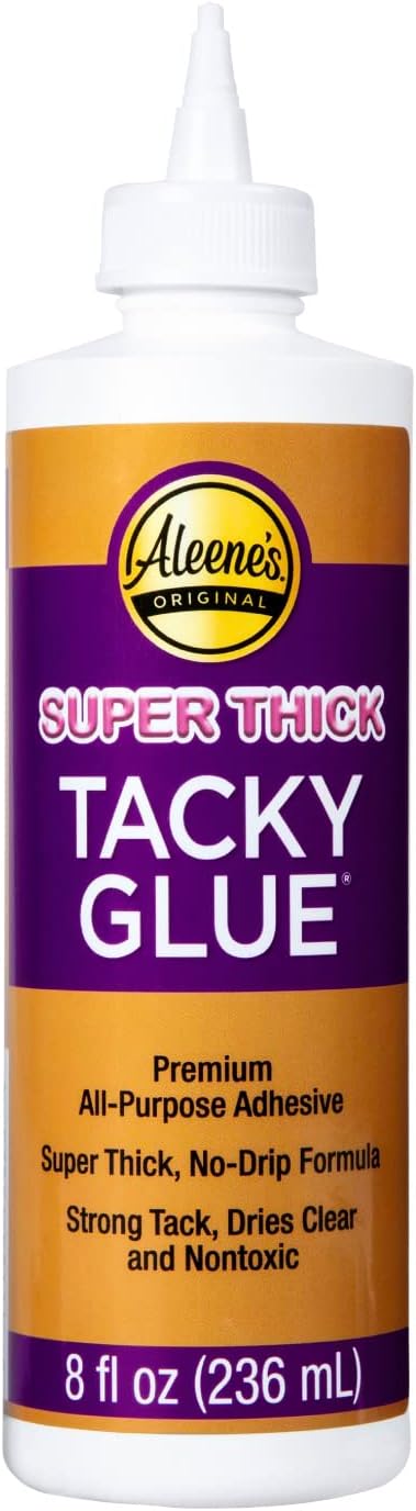 Aleene's Super Thick 8oz Tacky Glue, 8 FL OZ, White