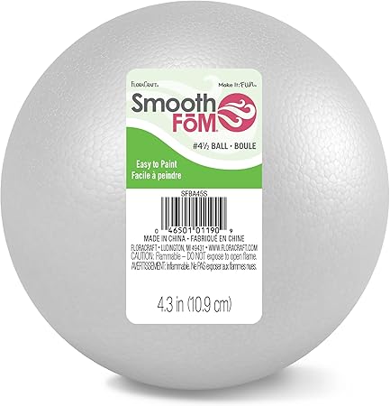 FloraCraft SmoothFōM Ball 4.3 Inch White