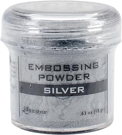 Ranger Embossing Powder, 0.63 oz Jar, Silver