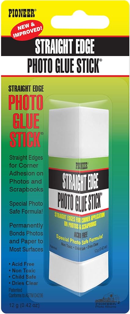 Pioneer Photo Square Glue Stick, 0.42 oz