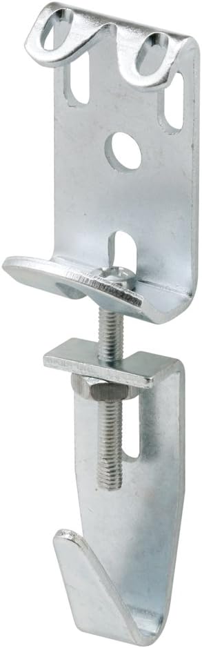 Prime-Line U 9131 2-7/8 in. to 3-11/16 in. Steel Zinc Plated Finish Picture and Mirror Hanger, Silver