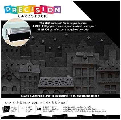 American Crafts Precision Cardstock Pack 80lb 12