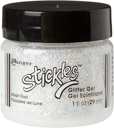 RANGER INDUSTRIES STICKLES GLITTER GEL MOON DUST, 1oz