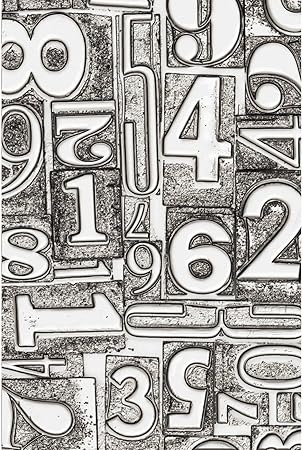 Sizzix Sizzx 3-D Texture Fades Embossing Folder Numbered by Tim Holtz | 665753 | Chapter 3 2022, Multicolor