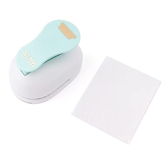 We R Memory Keepers Tab Paper Punch, Blue, with Sticker Sheets, Create Custom DIY Tabs, Easy to Use, Organize Files, Planners, Journals, Notebooks