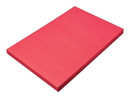 Prang (Formerly SunWorks) Construction Paper, Holiday Red, 12