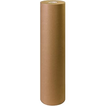 BOX USA Kraft Brown Paper Roll, 60#, 36