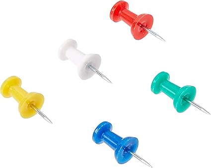 Hillman Picture-Hanging-Hardware 121152 Assorted Push Pins