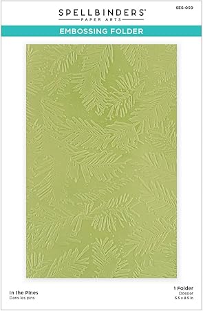 Spellbinders in The Pines Embossing Folder, Clear