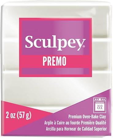 Polyform Premo! Sculpey Polymer Clay 2 Oz: Pearl