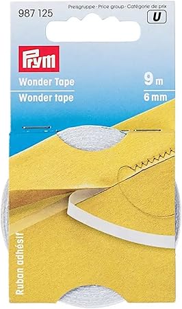 Prym Wonder, Double-Sided Sewing Tape, White (987125)