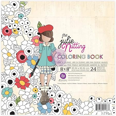 Prima Marketing Julie Nutting Coloring Book