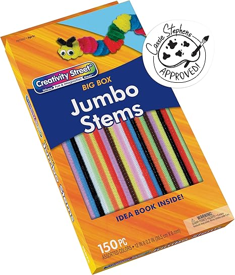 Creativity Street Big Box of Chenille Stems, 150-Count, Colors may vary (AC5547)