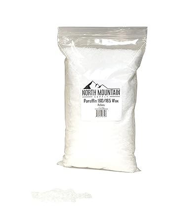 North Mountain Supply Paraffin Wax Pellets - Great for Candle Making - 160/165-5lb Bag