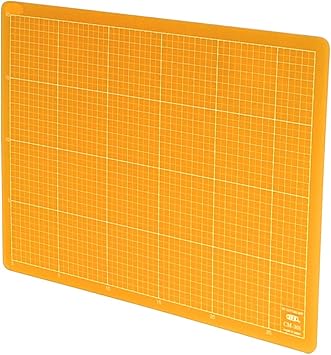 NT Cutter Colorful Translucent Cutting Mat, 9 x 12 Inches, Translucent Orange, 1 Mat (CM-30I-O)