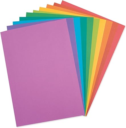 Sizzix Surfacez, Jewel, 40PK Revealz-Sandable Cardstock A6, Multicolore 6