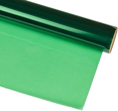 Hygloss Products Cellophane Roll – Cello Wrap for Crafts, Gifts, and Baskets - 40 Inches x 100 Feet - Green