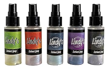 Lindy's Stamp Gang Starburst Sprays 2oz 5/Pkg - Haunted Halloween