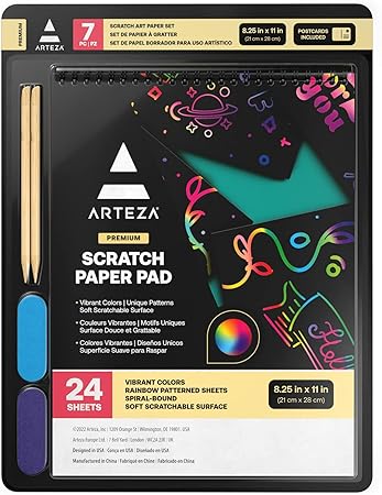 ARTEZA ARTZ-8715 childrens-paper-craft-kits, Rainbow 24