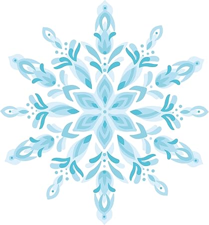 Sizzix Layered Reusable Crafts 4PK Snowflake | 664932 | Chapter 4 2022 Stencils, Mulitcolour