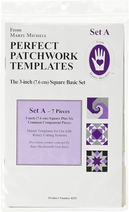 Perfect Patchwork Template, Small, Set a-3