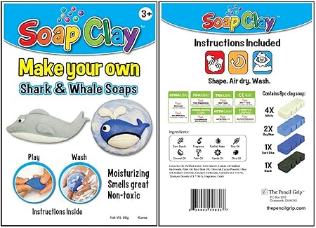 THE PENCIL GRIP Soap Clay Kit-Sea Creatures, Assorted