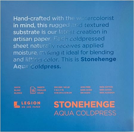 Stonehenge Yupo Paper Aqua Block Coldpress Pad 7