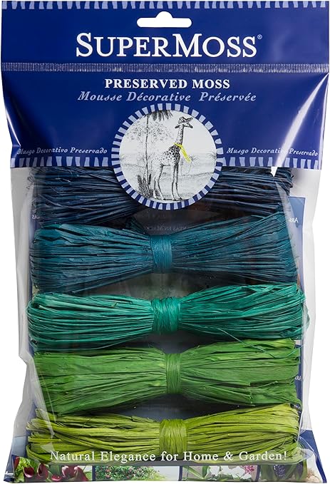 SuperMoss Raffia Craft Kit, Spring Coastal Theme