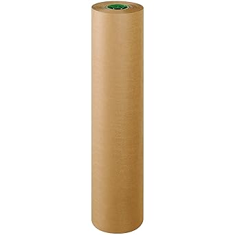 Partners Brand PKPPC3650 Poly Coated Kraft Paper Roll, 50#, 36