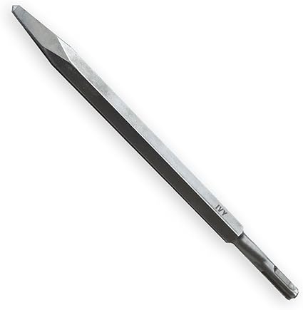 IVY Classic 47300 SDS Plus 10-Inch Bull Point Chisel, Chrome Molybdenum Steel, 1/Card