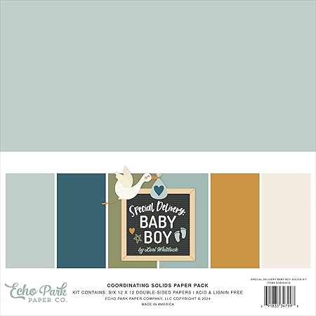 Special Delivery Baby Boy Solids Kit