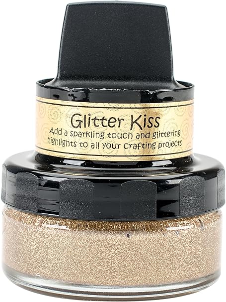 Creative Expressions Cosmic Shimmer Glitter Kiss, Sahara Gold