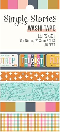 SIMPLE STORIES Let's GO WASHI, Multi