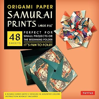 Origami Paper - Samurai Prints - Large 8 1/4