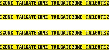 Beistle Tailgate Zone Party Tape 4 Piece, 3